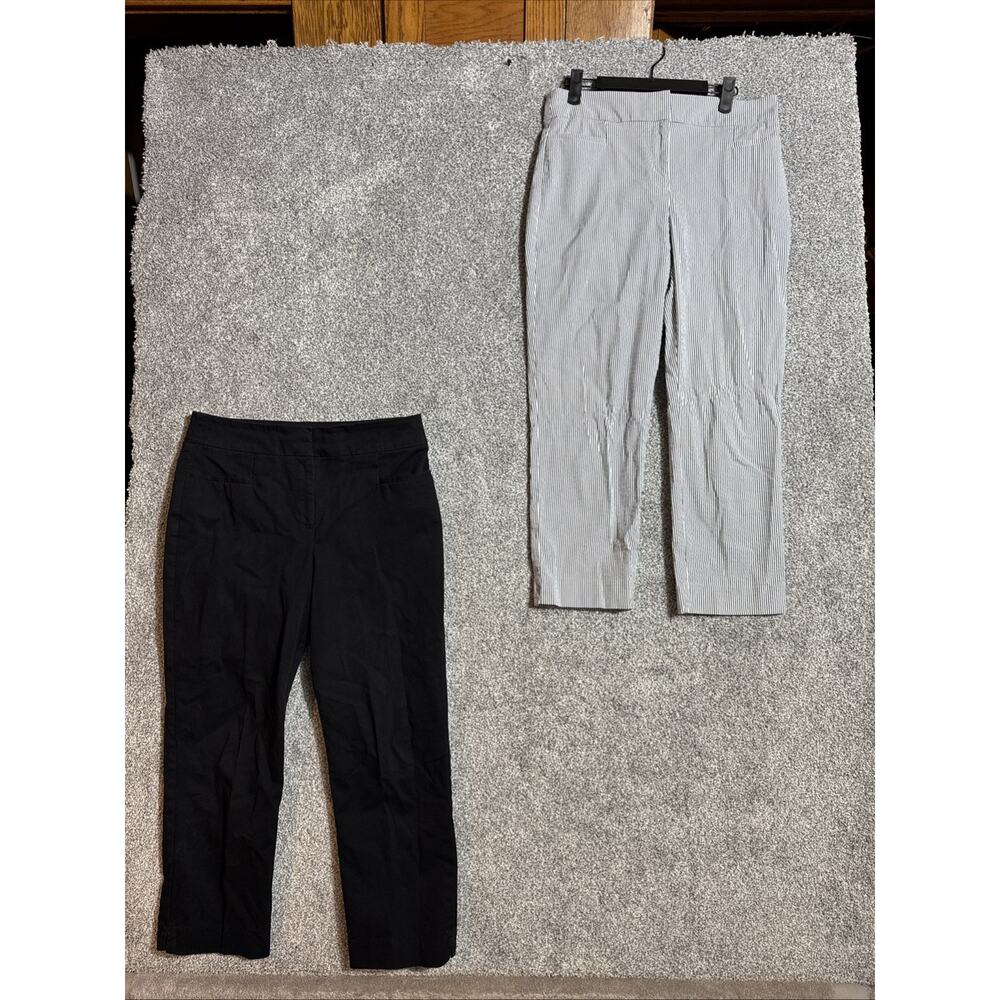 Ann Taylor Pants Lot of 2 Womens 4 Office Chic Preppy Minimalist Business Casual